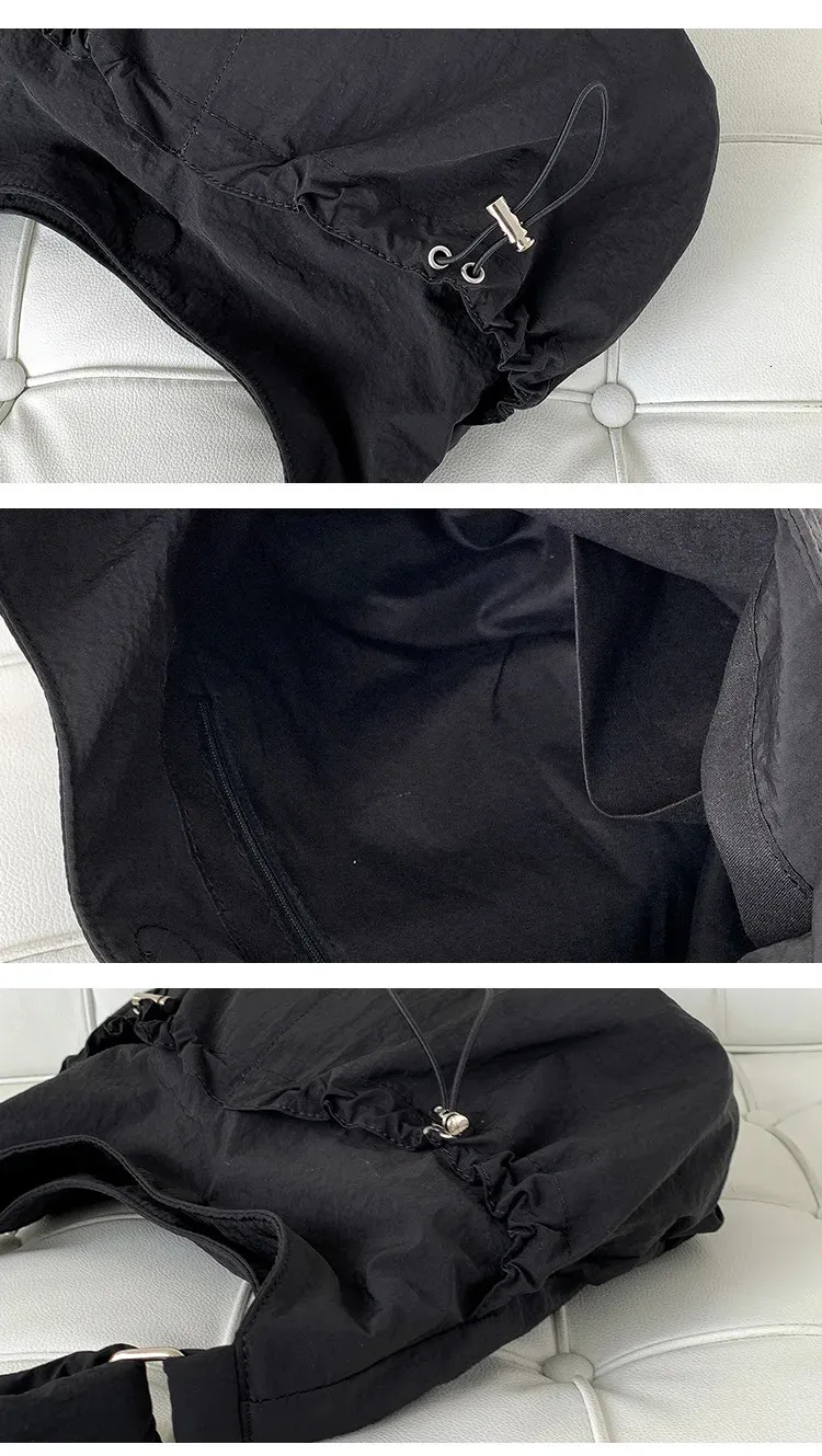 Damen Cloud Bag Nylon Schultertasche Umhängetasche Modern_voghion.com