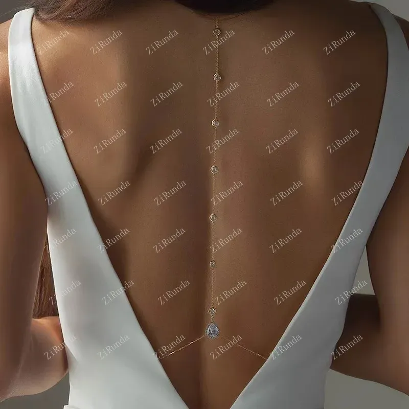 Collana a schiena con zirconi per abito da sposa gioiello_voghion.com