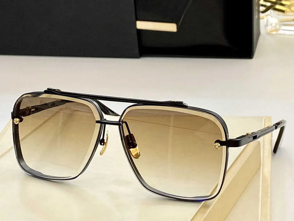 small frame head Womens mens High Grade Square Trimmed Metal Sunglasses h Six Big Oversized Oval Goggle Driving Beach_voghion.com