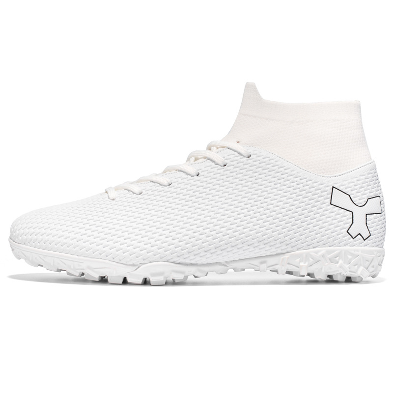 Scarpe da calcio alte in erba sintetica TF AG, in pelle, per uomo, donna, bambino, ragazzo e studente._voghion.com