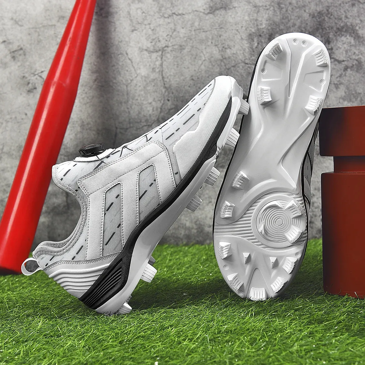 Tailles Hommes Grand Hommes 39-45 Baseball Sports de Plein Air Baskets Antidérapant Garçons Softball Chaussures D'entraînement_voghion.com