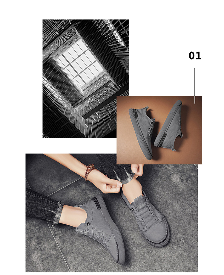 Men's Breathable Slip-On Casual Shoes With Rubber Sole For Summer Driving And Walking Breathable Thin Canvas New Style_voghion.com