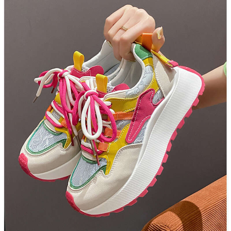 Big Head Women's 2025 Summer New Student Korean Edition Ins Trendy Versatile Thick Soled Single Sports And Leisure Shoes_voghion.com