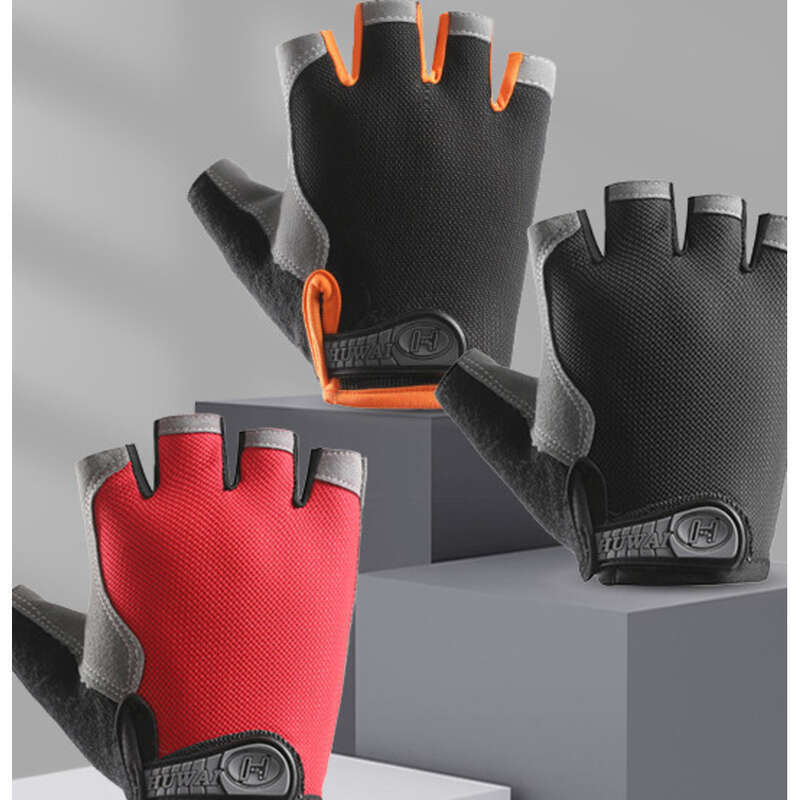 Half Men's Outdoor Fitness And Sports, Thin Breathable, Non Slip, Wear-resistant, Mountaineering, Rock Climbing, Exposed_voghion.com
