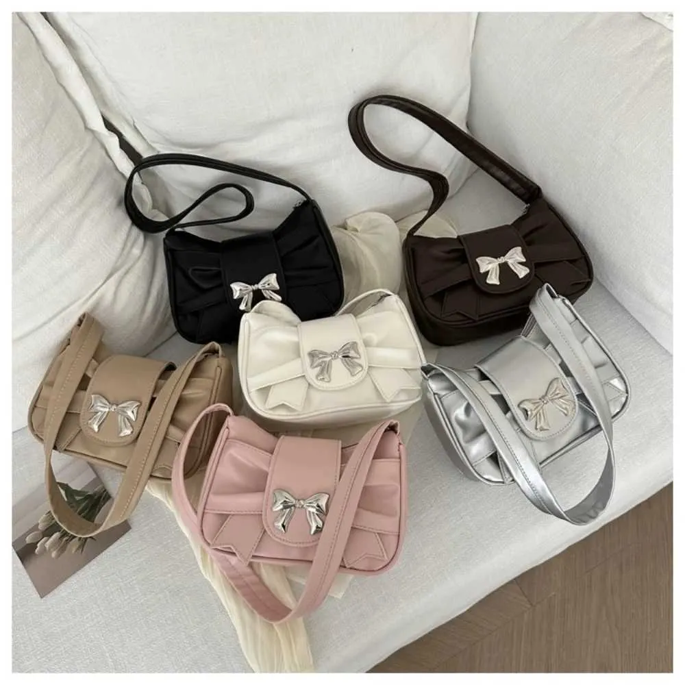 Sac à bandoulière plissé avec nœud coréen pour femme, nouveau sac à main printemps-été 2024, Handba241024_voghion.com