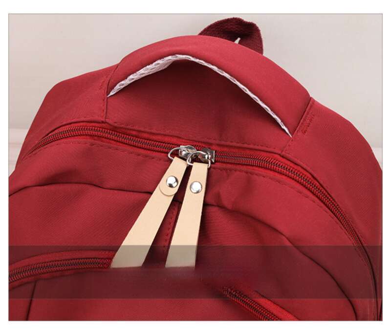 Koreanische Version der Studentinnen Große Kapazität Einfache Einfarbige Rucksäcke_voghion.com