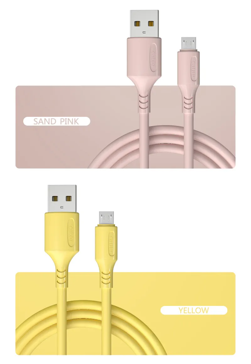 Câble de charge magnétique liquide pour téléphone portable Android Type-C, charge rapide, câble micro USB Type-C_voghion.com