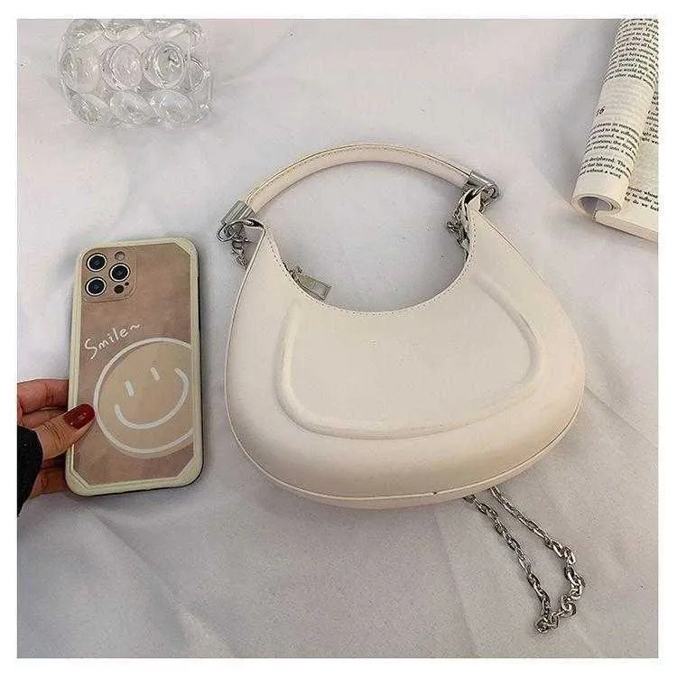 Women’s Korean Style Pu Leather Shoulder Bag With Chain Strap_voghion.com