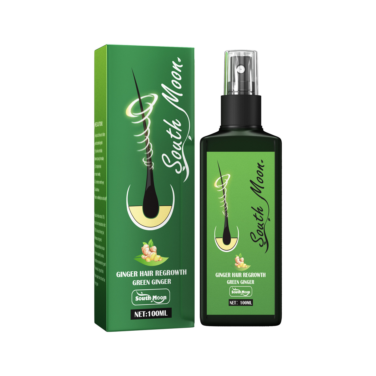 South Moon Ginger Series Kopfhautpflege – Reinigung, Pflege, Fixierung der Haarwurzeln und für dichtes Haar_voghion.com