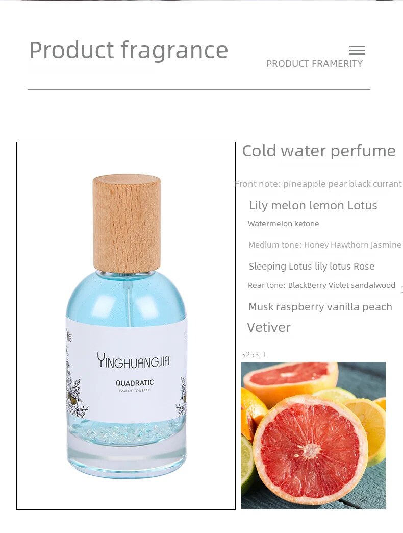 2024 Nový parfém British Royal Cold Water Reversal Paris Second Square Lasting Net Red Nová lehká vůně Drifting Sand Parfém 50ml Květinový tón_voghion.com