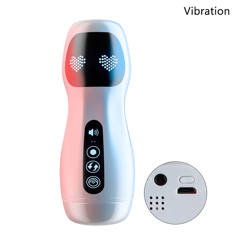 Vero Masturbazione Automatica Maschile Tazza Succhiare Tascabile Figa Silicone Giocattoli Sessuali Per Uomini Vibratore per Adulti_voghion.com