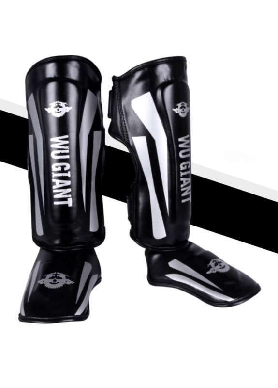 Say Goodbye To The Pain And Troubles! Thickened Leg Guards To Protect The Instep And Tibia For Sanda Combat And Martial Arts Fitness_voghion.com