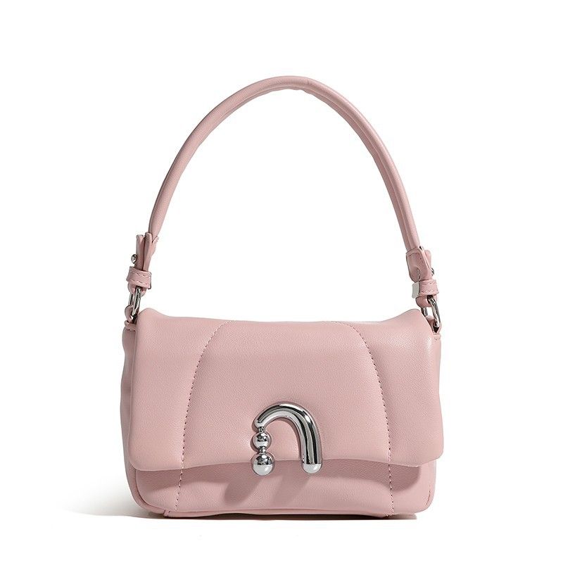 Élégant Blumen-Rolltasche für Damen, neue Mode-Handtasche 2024, einfache kleine quadratische Tasche, vielseitige_voghion.com