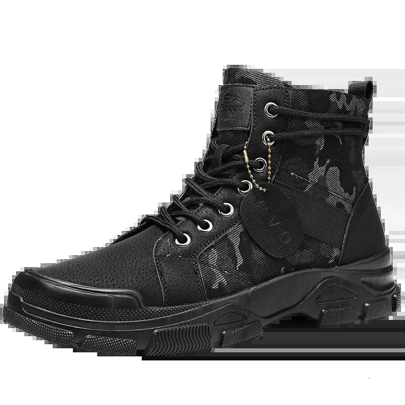 Herren Wanderschuhe Atmungsaktiv Camouflage Freizeit Stiefel_voghion.com
