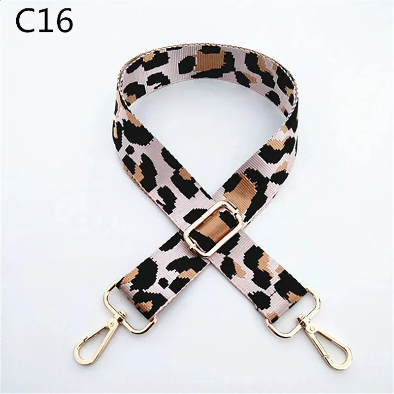 3.8cm Leopard Print Narrow Shoulder Strap Adjustable Womens Belts Replacement Bag Accessories 240805_voghion.com