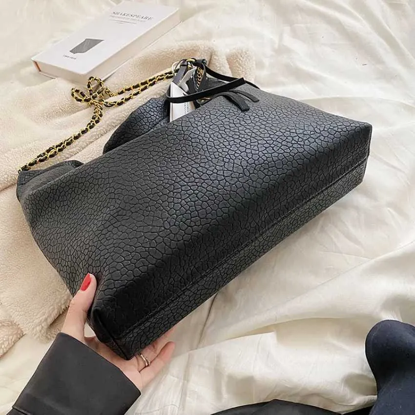 Borsa a tracolla da donna, borsa a mano con catena dorata, borsa a tracolla per ragazze, tasca da ufficio, grande capacità_voghion.com
