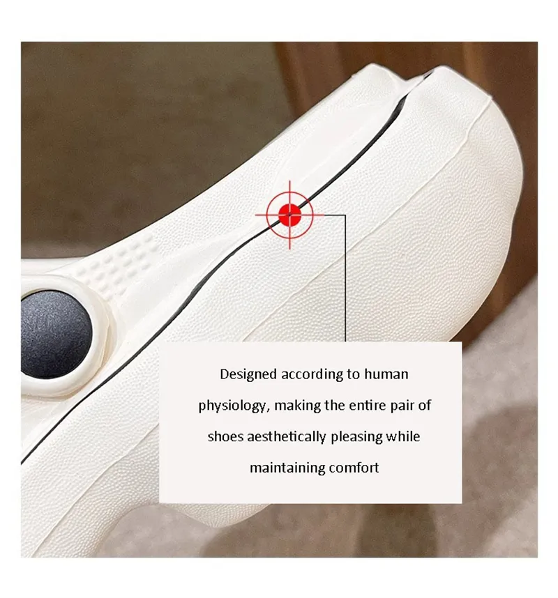 Comfortable Thick Sole Women's Hole Running Sandals For Summer_voghion.com