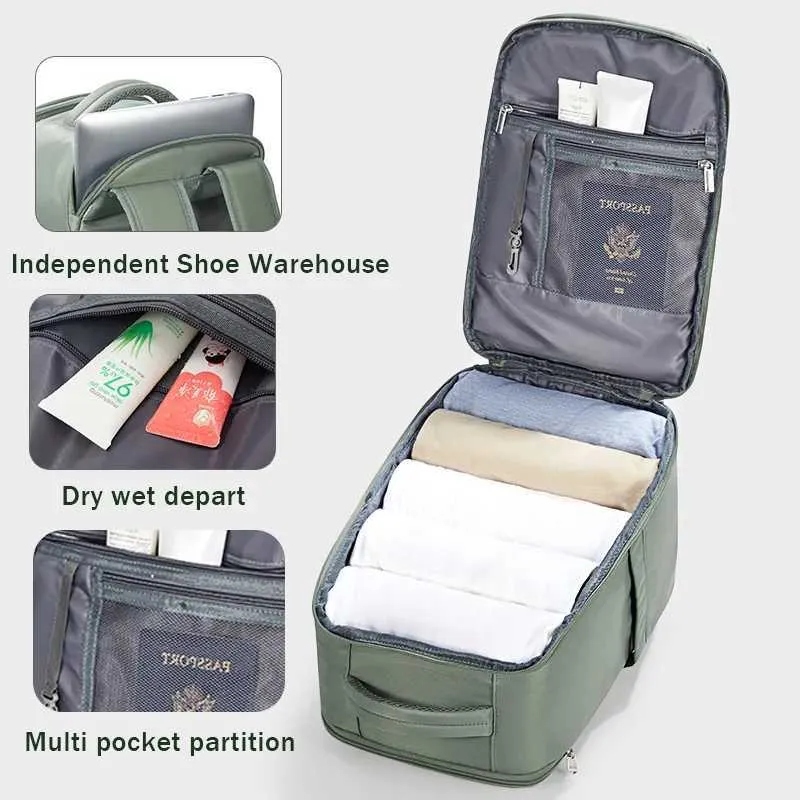 Reiserucksack Flugzeugkabine Vakuumbeutel Flugzeug Ryanair 40x20x25 Handgepäck Wasserdicht Handlage Männer Frauen Laptop_voghion.com