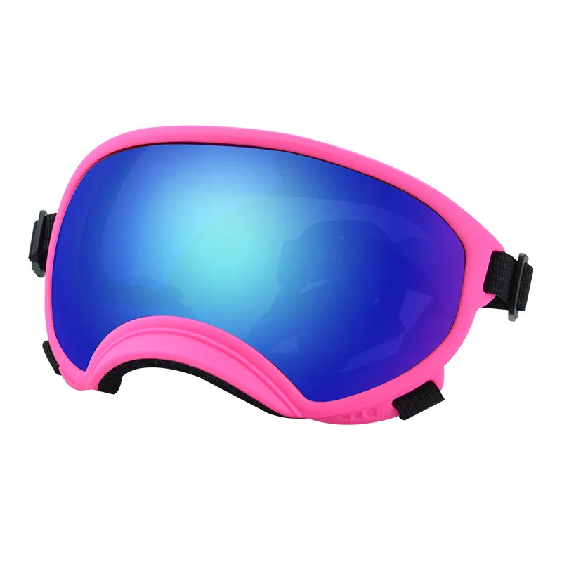 Sonnenbrillen Schutzbrillen UV-Schutzbrillen mit verstellbarem Riemen für große und mittelgroße Hunde Haustierzubehör Pink_voghion.com