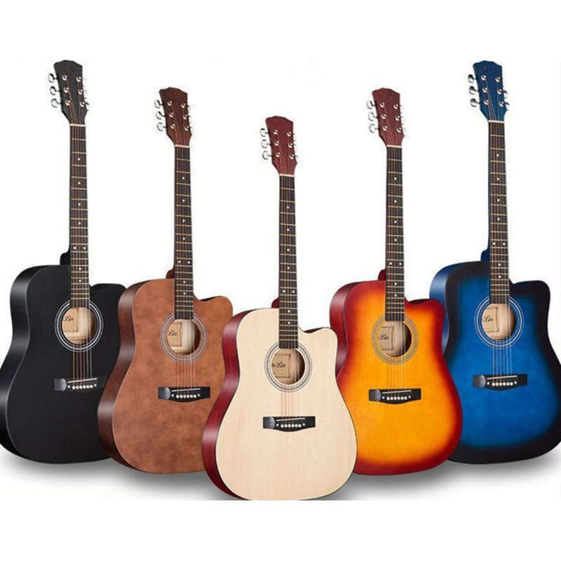 41 db-os egykártyás kezdőknek, 40 db-os népdalos férfi és női gitár, 38 hüvelykes felnőtt gitár, kezdő hangszer kezdőknek_voghion.com