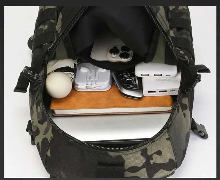 Nouveau sac à dos de camouflage militaire Sparrow d'extérieur pour hommes et femmes, sac d'assaut tactique d'équitation Ba241107_voghion.com