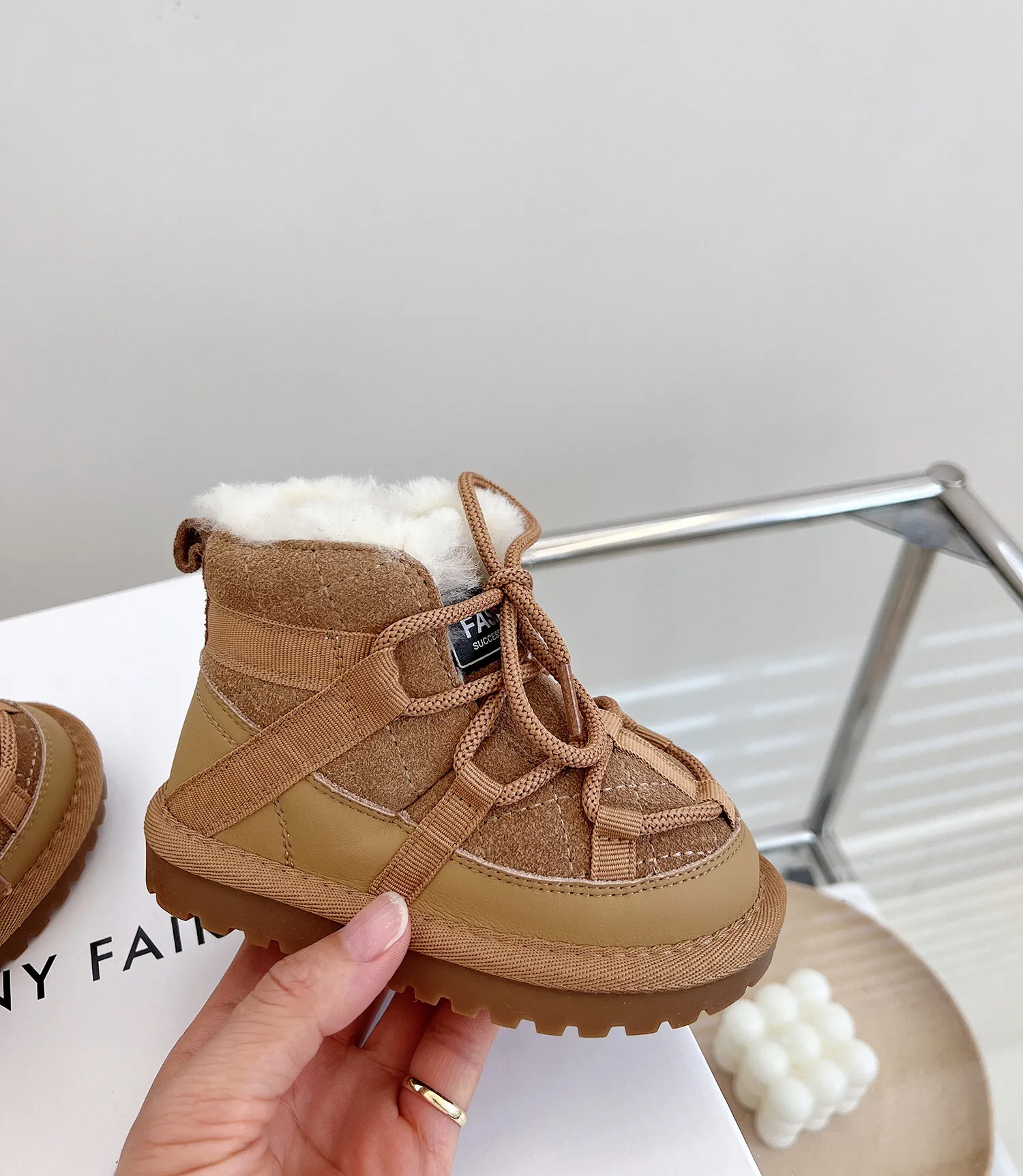 Vinterbarn Snø Varme Plysj Småbarn Guttesko Littlesprouts Sklisikre Mote Baby Jentestøvler 1-6 År Størrelser_voghion.com