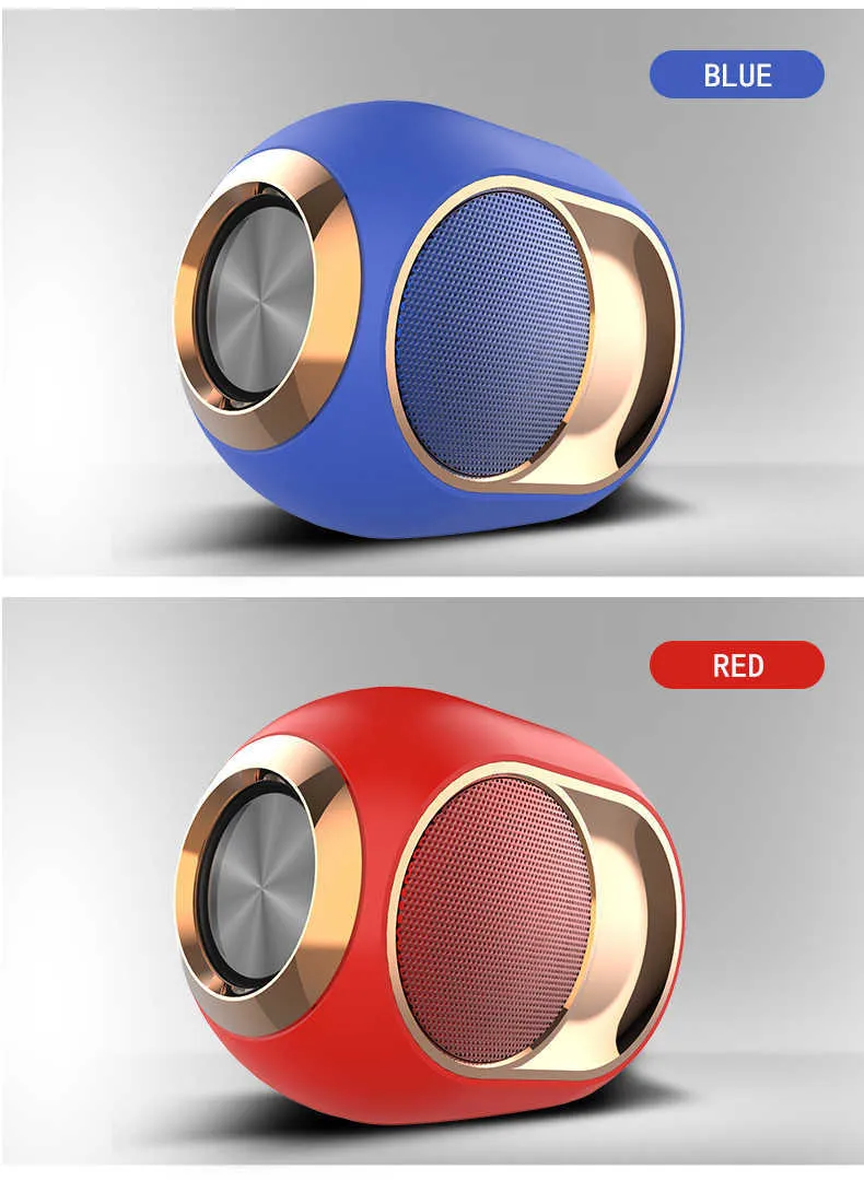 portable High-end Bluetooth Good Quality Audio Wireless Dual Speakers Christmas Gift Speaker_voghion.com