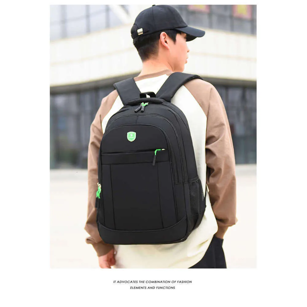 Neie texturéierte Rucksack fir Männer mat grousser Kapazitéit, Geschäftscomputerrucksak, Studentenrees-Schoultasch_voghion.com