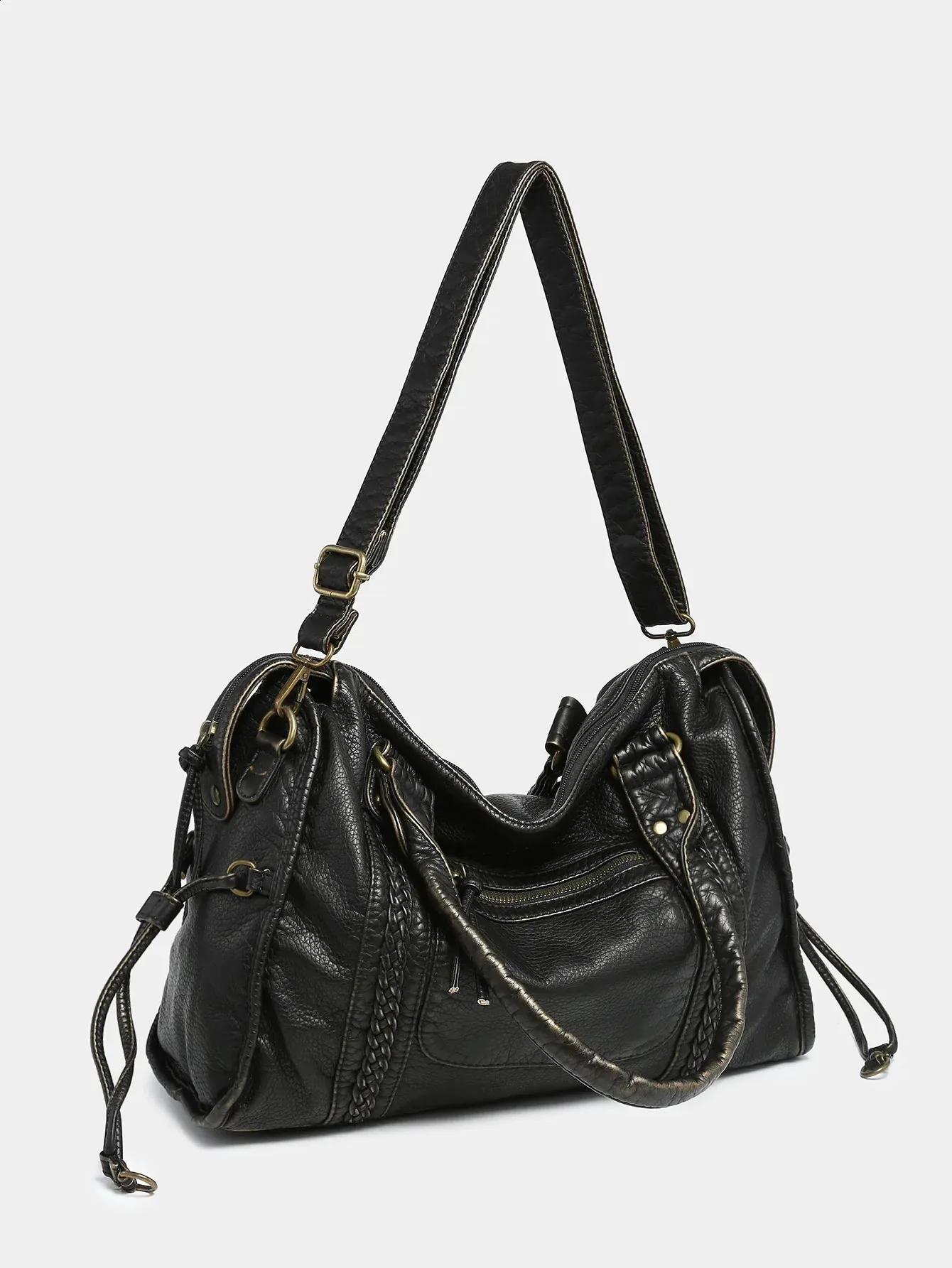 Fashion Punk Grunge Shoulder Bag Vintage Aesthetic Y2k Tote Bag_voghion.com