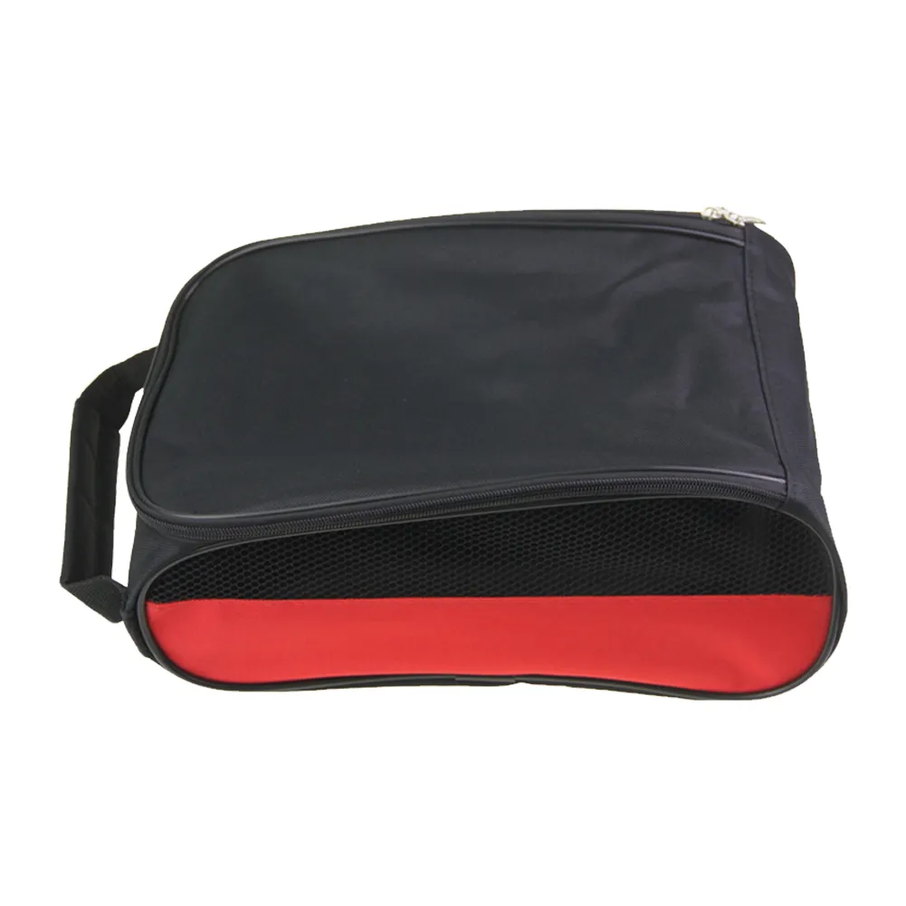 Unisex Shoe Portable Mesh Travel Shoes Carrier Bags With Zipper Hand-Held Breathable Ultra-light For Outdoor Sports_voghion.com