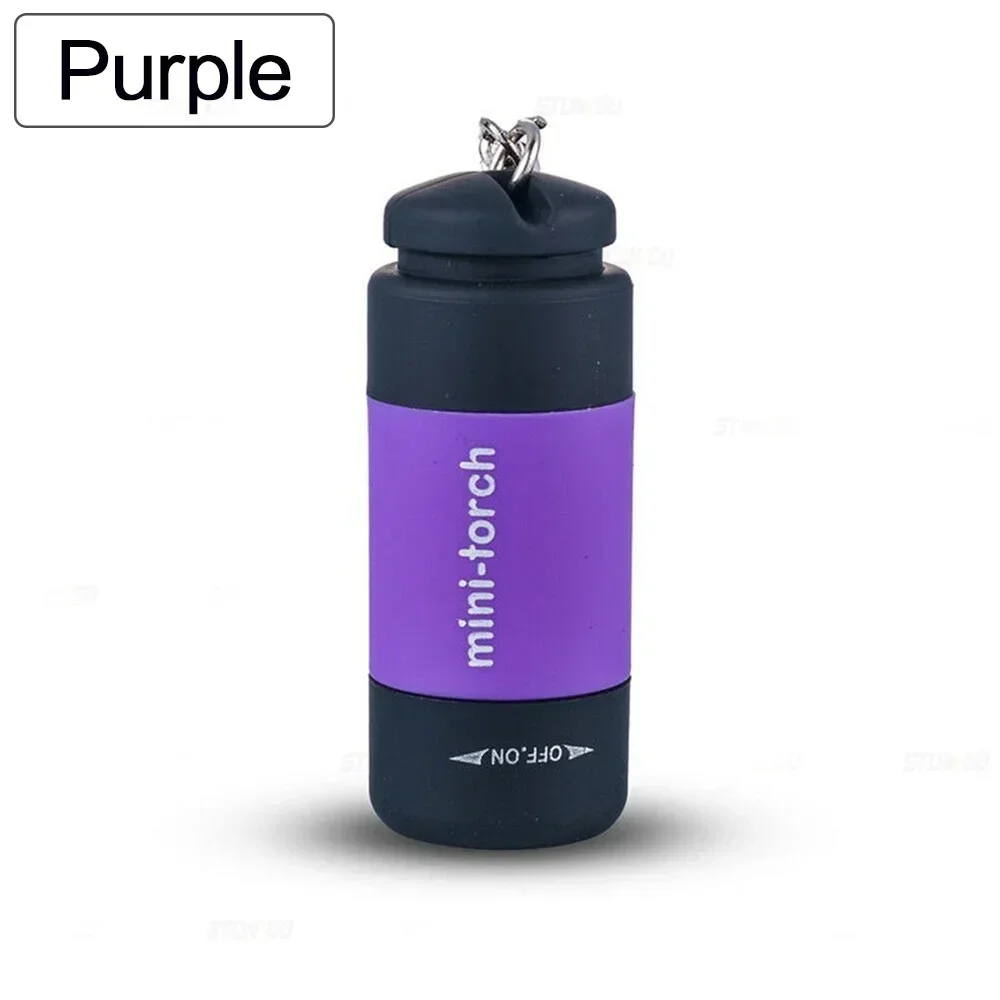 Tasche Schlüsselanhänger Taschenlampe wasserdicht Outdoor Wandern Camping Mini TaschenlampeUSB wiederaufladbare LED Multifunktionale starkes Licht_voghion.com