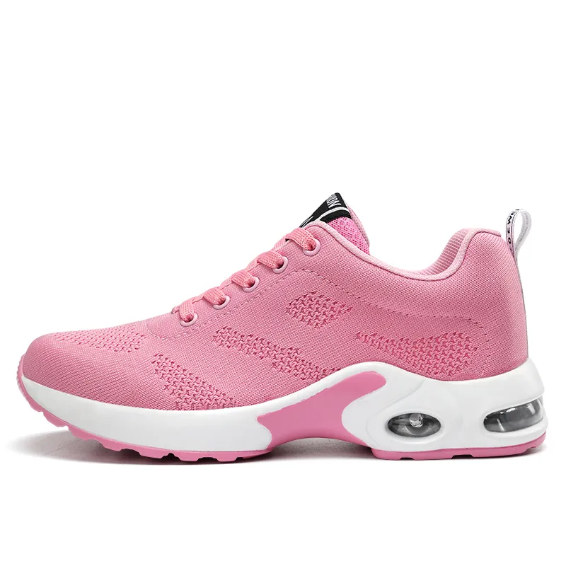 Trainers Ladies Casual Mesh Sneakers Pink Women Flat Lightweight Soft Breathable Footwear Basket Running Shoes Plus Size_voghion.com