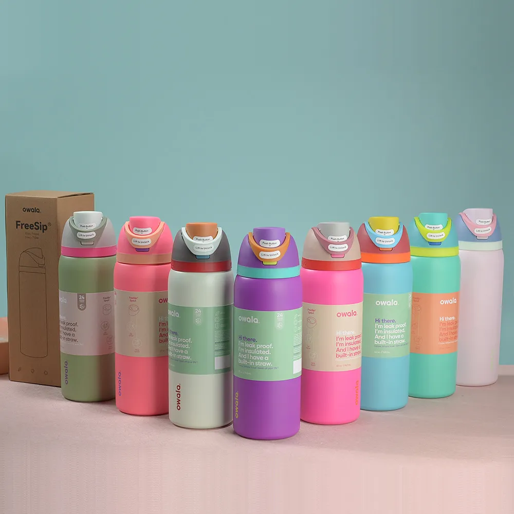 Chaleira esportiva para frutas - 700ml ｜ Canudo e alça ｜ Estética UE_voghion.com