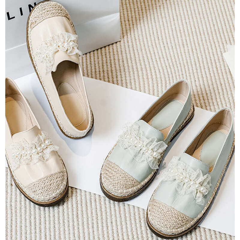 2025 Nuove scarpe casual estive piatte con fondo spesso e strato singolo_voghion.com