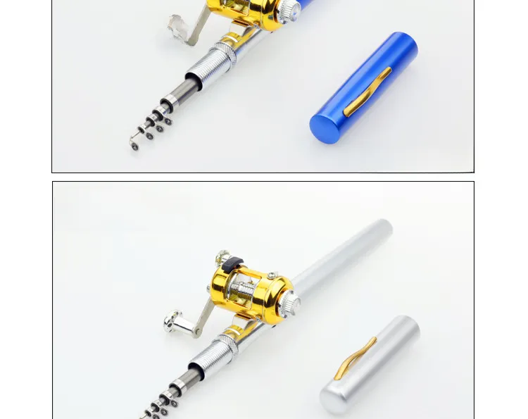 Meiyu Kalem Olta Kamışı Sınır Ötesi Mini Buz Olta Kamışı Cep Sal Olta Kamışı Taşınabilir Hediye Olta Kamışı 1 Metre A-P_voghion.com