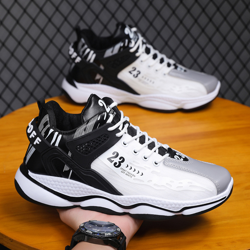 Scarpe da corsa da uomo, comode, leggere, alla moda, di qualità imbattibile, con suola spessa, per studenti, modello 2024_voghion.com