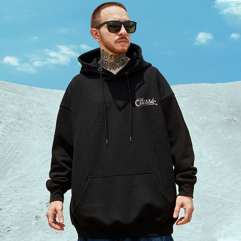 American Street Fun Hip Hop Modemarke Pullover Herren Loose Size Fat Plus Instagram Trendy Plüschmantel 8XL_voghion.com