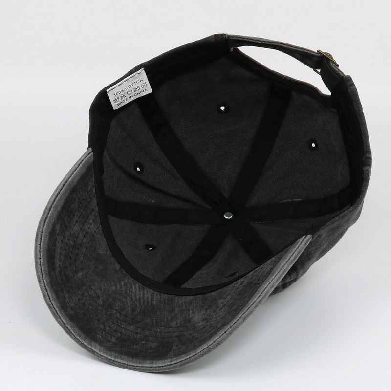 Unisex Baseball Cap Embroidered Alphabet Vintage Dad Hat Style_voghion.com
