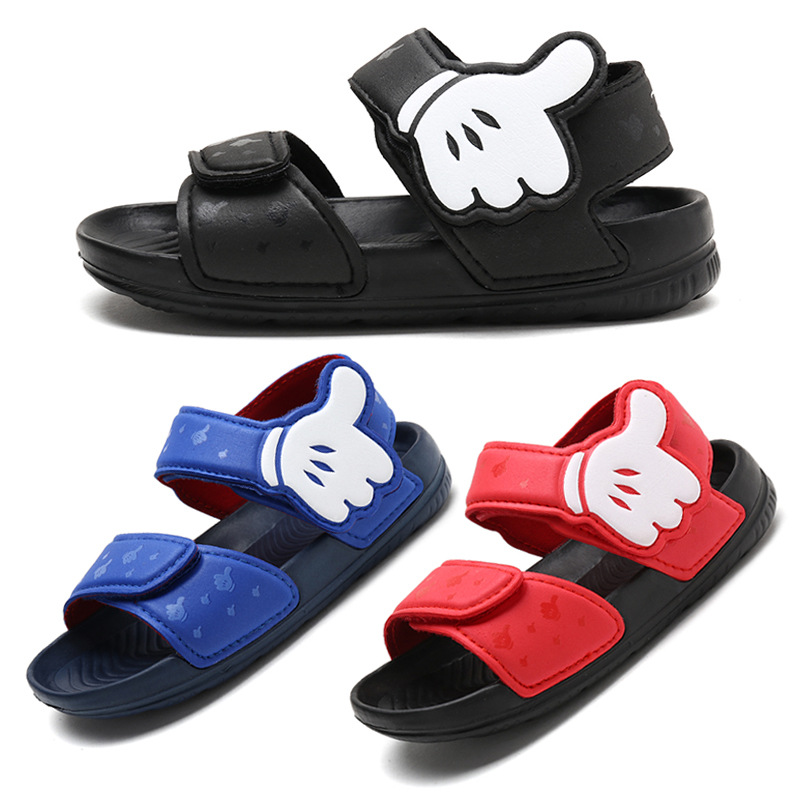Sandales d'été à bout ouvert pour garçons et filles, chaussures de sport à semelle souple pour enfants, chaussures de plage pour bébés, nouvelle collection_voghion.com