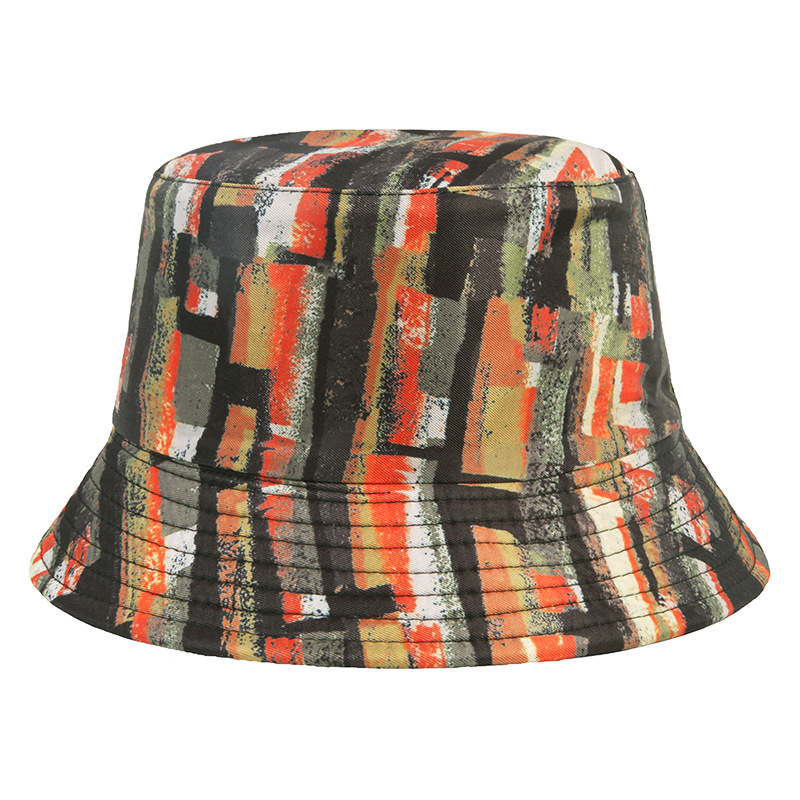 Cappello da pescatore alla moda, modello secchiello, primavera estate, geometrico, tie-dye, fiore, sole, animale_voghion.com