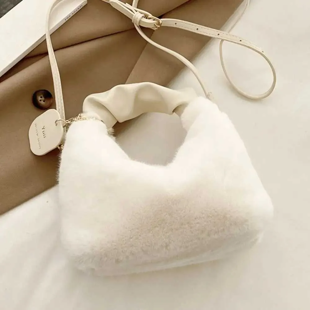Designer Bag New winter plush long fur womens cross body fashion trend shoulder bag wallet and handbag Y241115_voghion.com