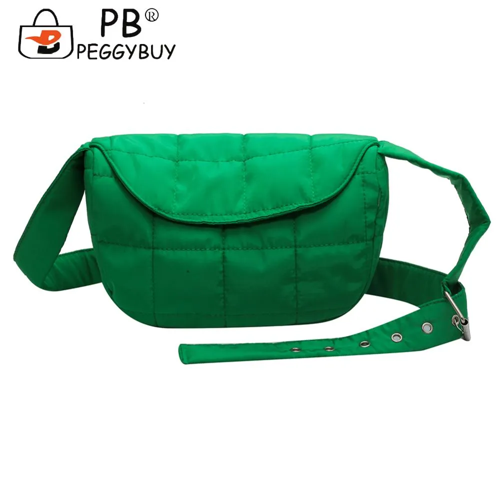 Sacs messager tendance pour femmes, sac à main en coton matelassé, couleur unie, motif losange, poche à rabat, léger_voghion.com