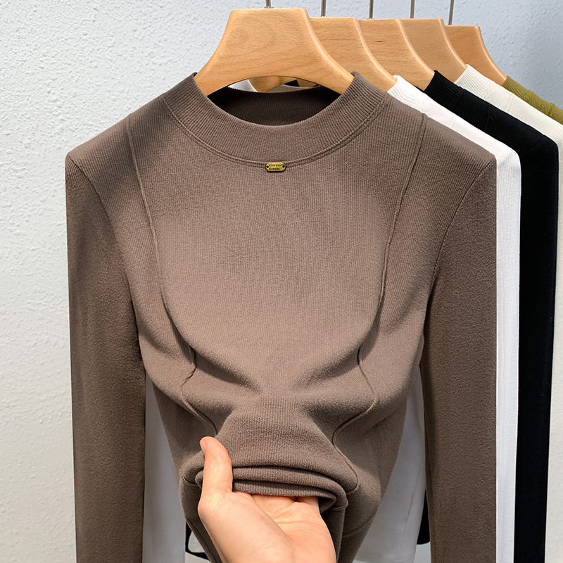 Women’s Clothing Fashionable Ribbed Thermal Undershirt – Slim Fit Dralon® Base Layer With Bone Stitching Detail (M-3XL)