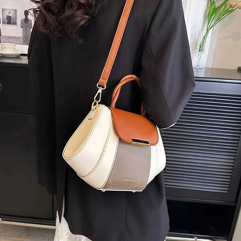 High Quality Soft Leather Handbag Women Purses Female Designer Patchwork Ladies Shoulder Crossbody Bag Sac A Main_voghion.com