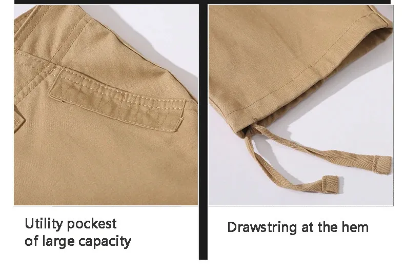 Pantalones tácticos de carga para hombre, de algodón, para trabajo al aire libre, talla grande, camuflaje, senderismo, 250624_voghion.com