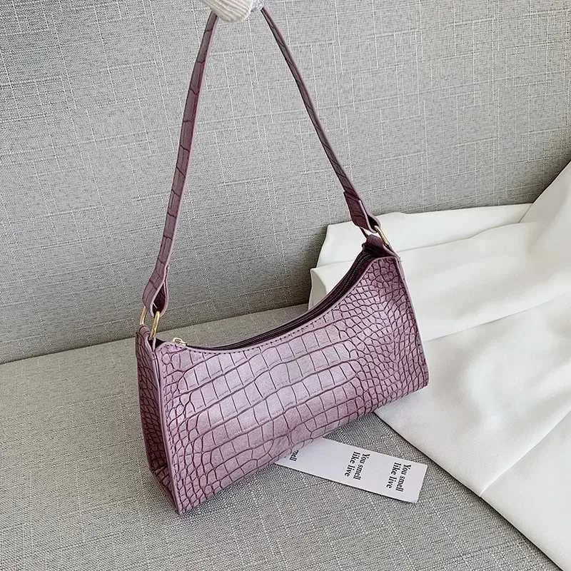Schëllertaschen aus franséischem Stil Einfach PU-Leder Achselhöhle Portemonnaie Kleng Handtasche Ënneraarm Ba241104_voghion.com