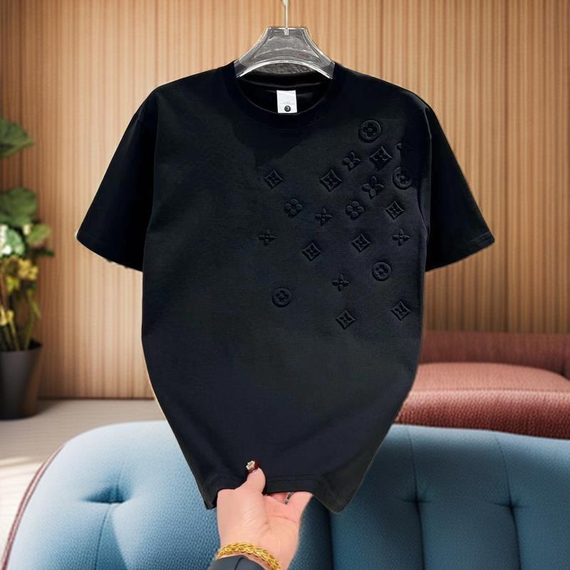 Men's Clothing New Short Sleeved T Shirt Men's Summer Trendy Simple Half Sleeved Top Casual Trendy Brand Printed T Shirt