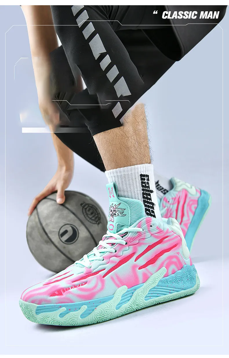 new Free Practical Cushioning Shipping Sports Breathable Casual Anti Slip And Wear-resistant Basketball Men Fashion_voghion.com