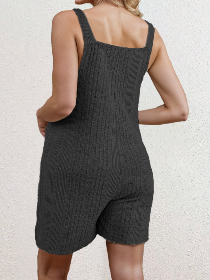 Familien-Matching 2024 Frühling und Sommer Independent Station Neue Umstands-Latzhose-Overall-Shorts Umstandsmode_voghion.com