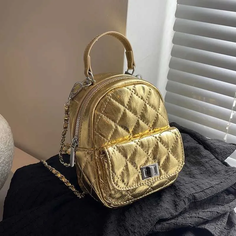 Mini Rucksack Für Damen Modischer Pu Leder College Reise Rucksack_voghion.com